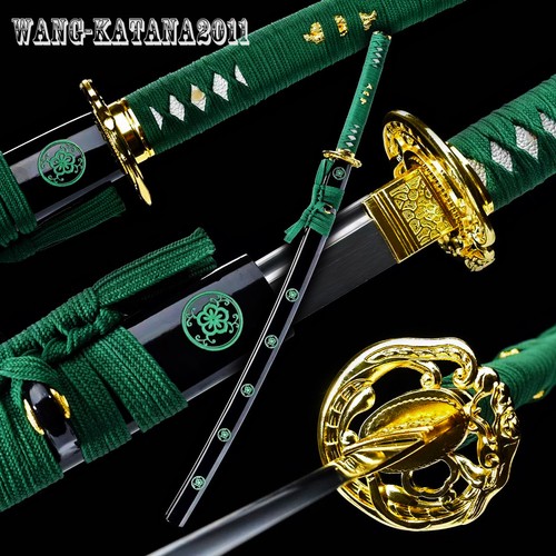 Green sakura handmade - green,